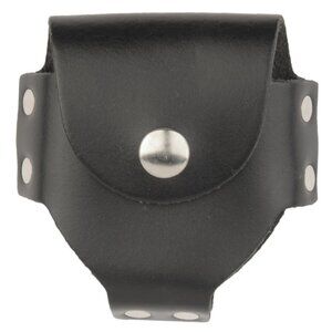 Mascorro Leather Chewing Tobacco/Snuff Case Plain Black SC502-23 💸